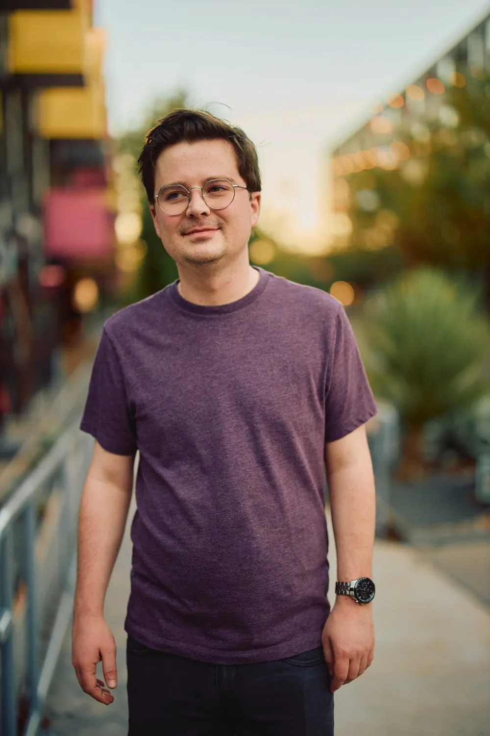 Dating profile photo from an Austin online dating photography session by Eli Samuel
