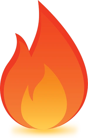 Flame icon representing matches on dating apps