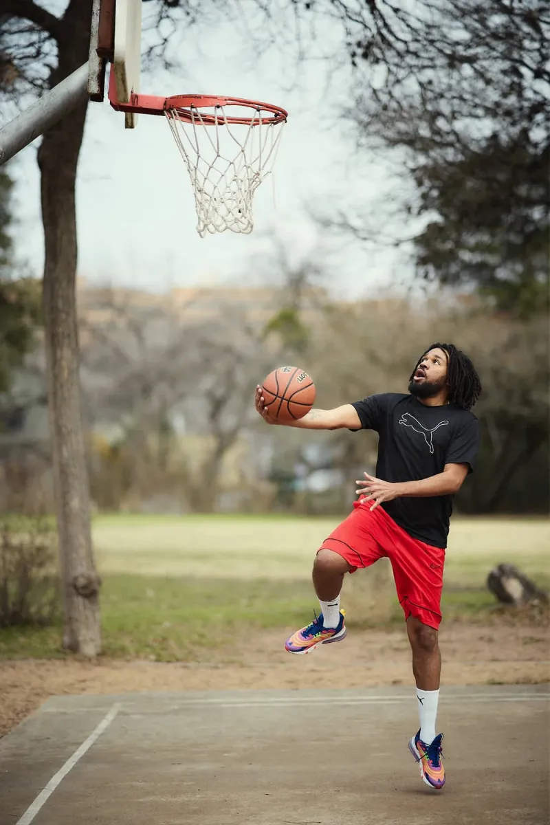 Man in casual clothing photographed on location in Austin for his dating profile