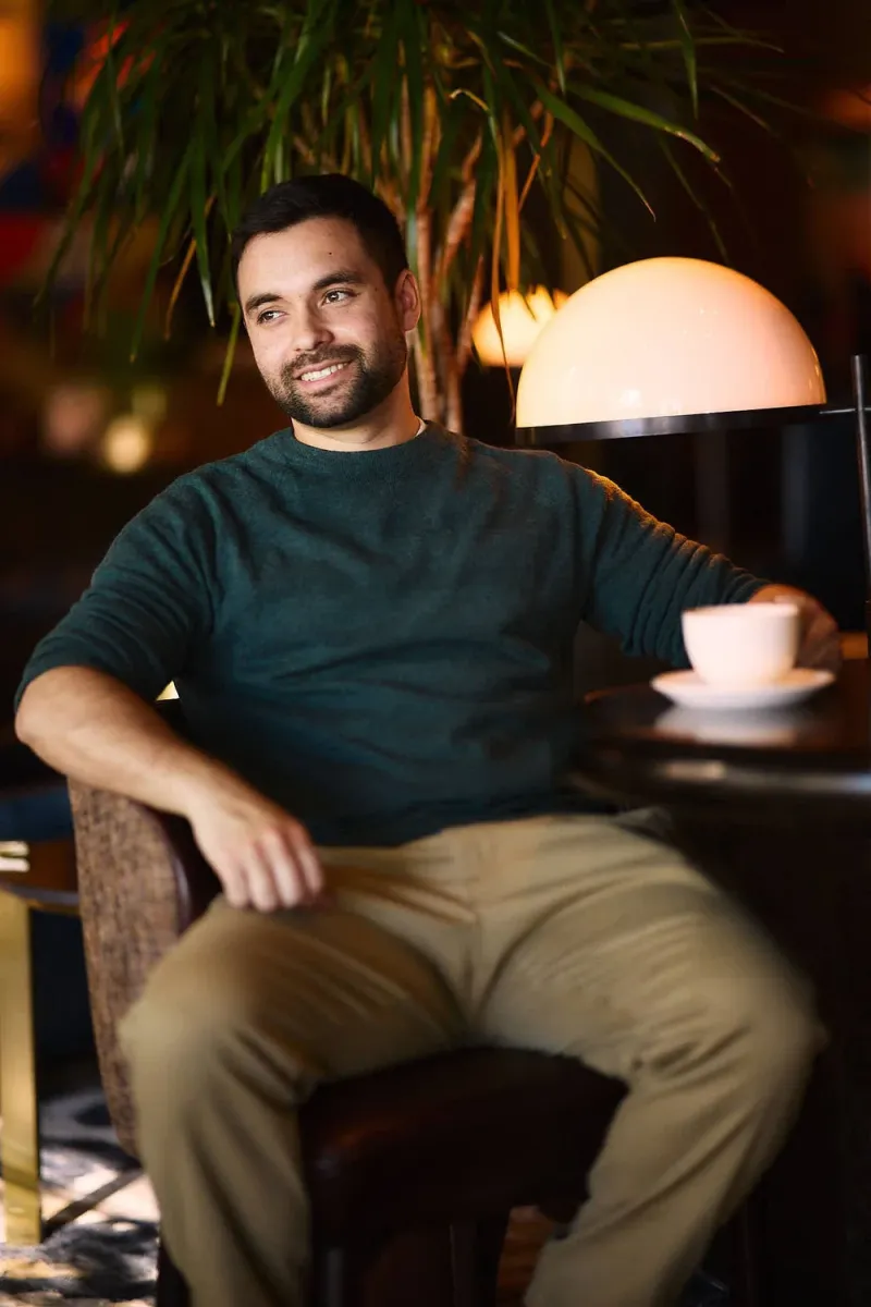 Portrait of a man on location in Austin from a Together Package session